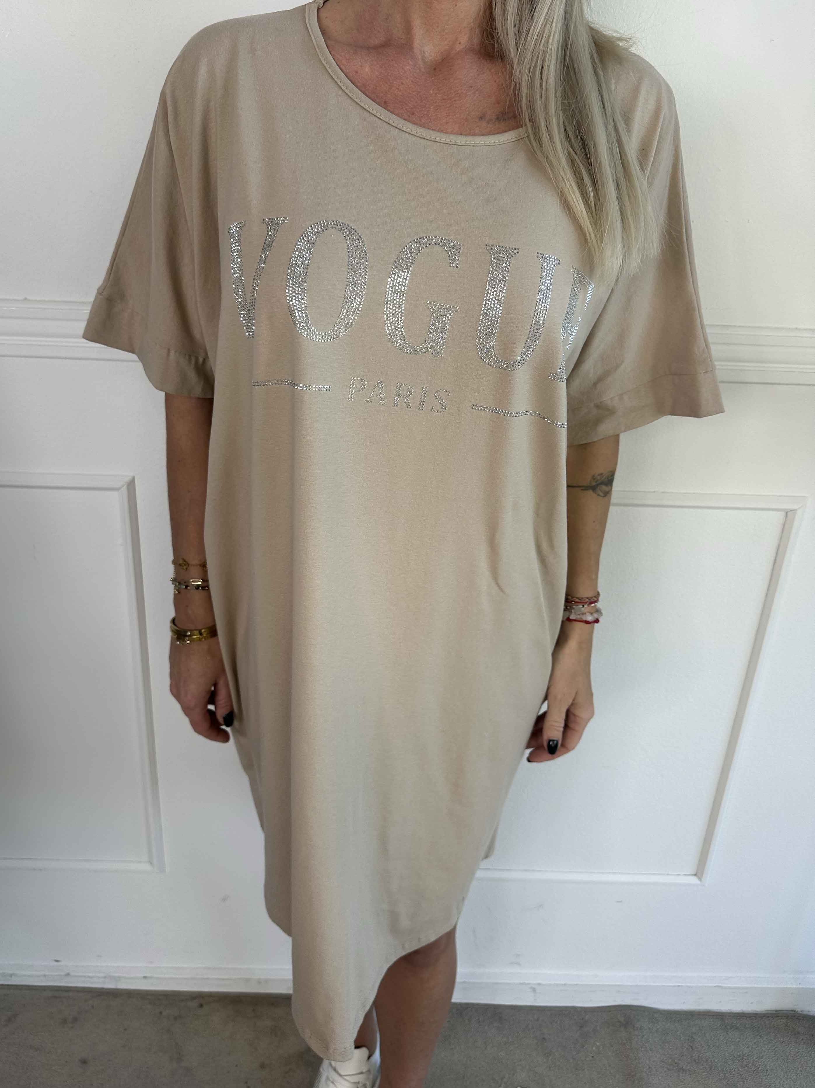 Mintu Dress - T-shirtklänning i bomull med similisten